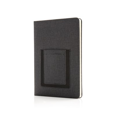 Libreta A5 Deluxe con bolsillo para teléfono promocional